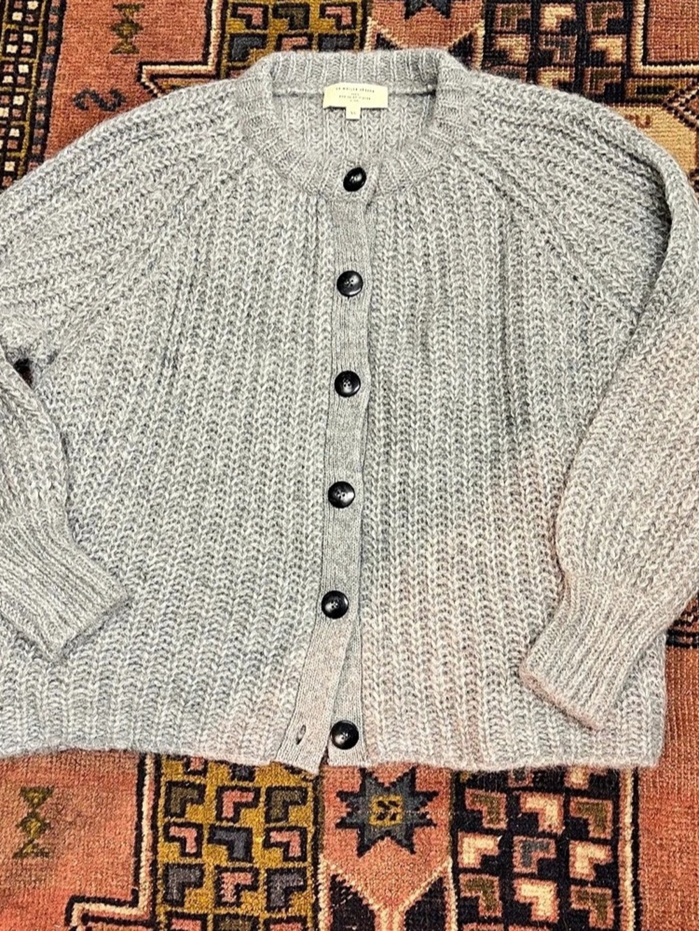 Sezane Emile Cardigan Gray Size XS